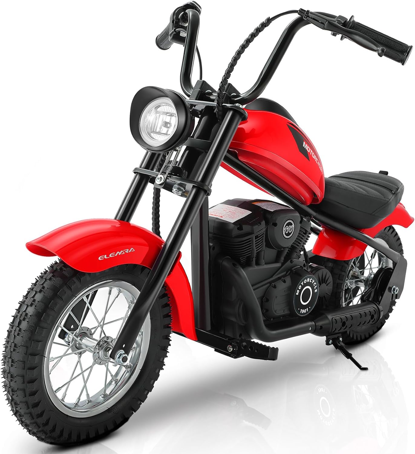 ELEMARA Dirt Bike Electric, 15 mph & 150lb Max, Motor Bikes for Kids