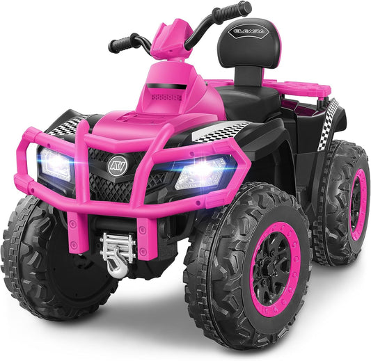 12V Electric Four Wheeler for Kids with 10AH Battery