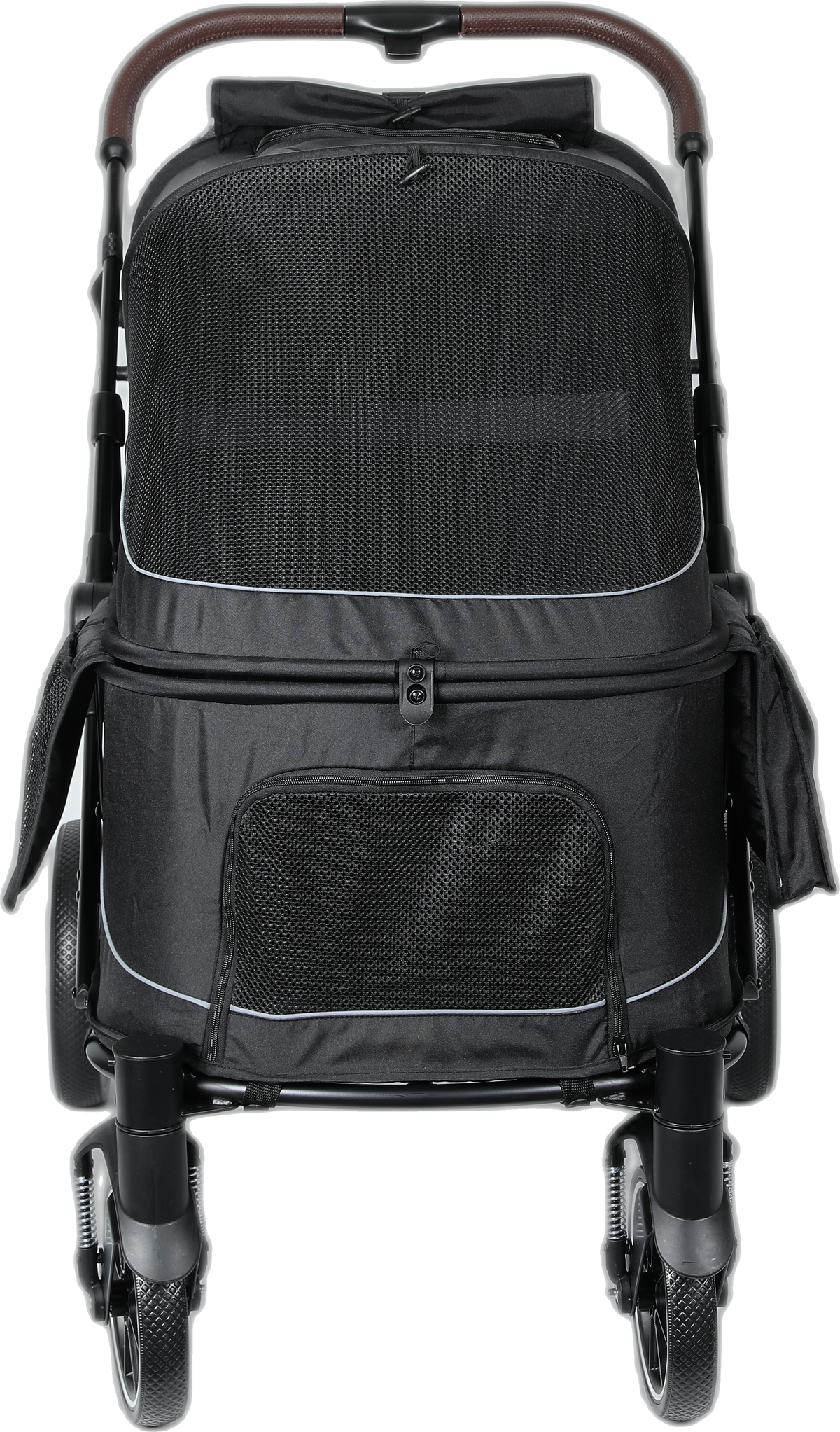 ELEMARA Heavy-Duty Large Dog Stroller with Walk-in Ramp