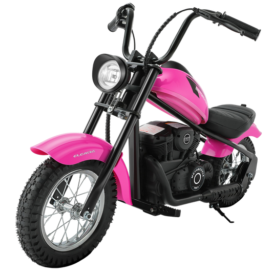 ELEMARA 24V Cruiser Electric Dirt Bike with Shock Springs