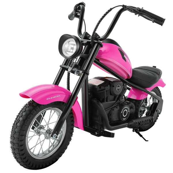 ELEMARA 24V Cruiser Electric Dirt Bike with Shock Springs