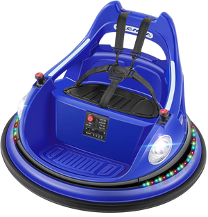 ELEMARA 12V Kids Bumper Car with 360° Spin