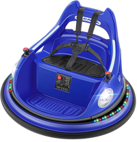 ELEMARA 12V Kids Bumper Car with 360° Spin