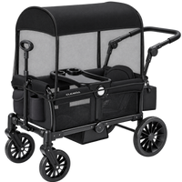 ELEMARA 2-Seater All-Terrain Wagon Stroller with Canopy