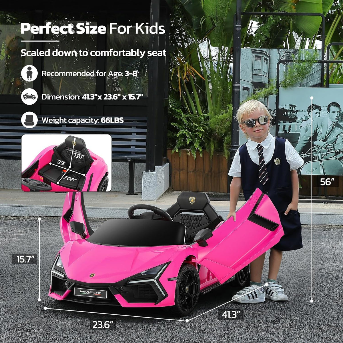 ELEMARA Licensed Lamborghini 12V Ride On Car