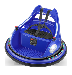 ELEMARA 12V Kids Bumper Car with 360° Spin