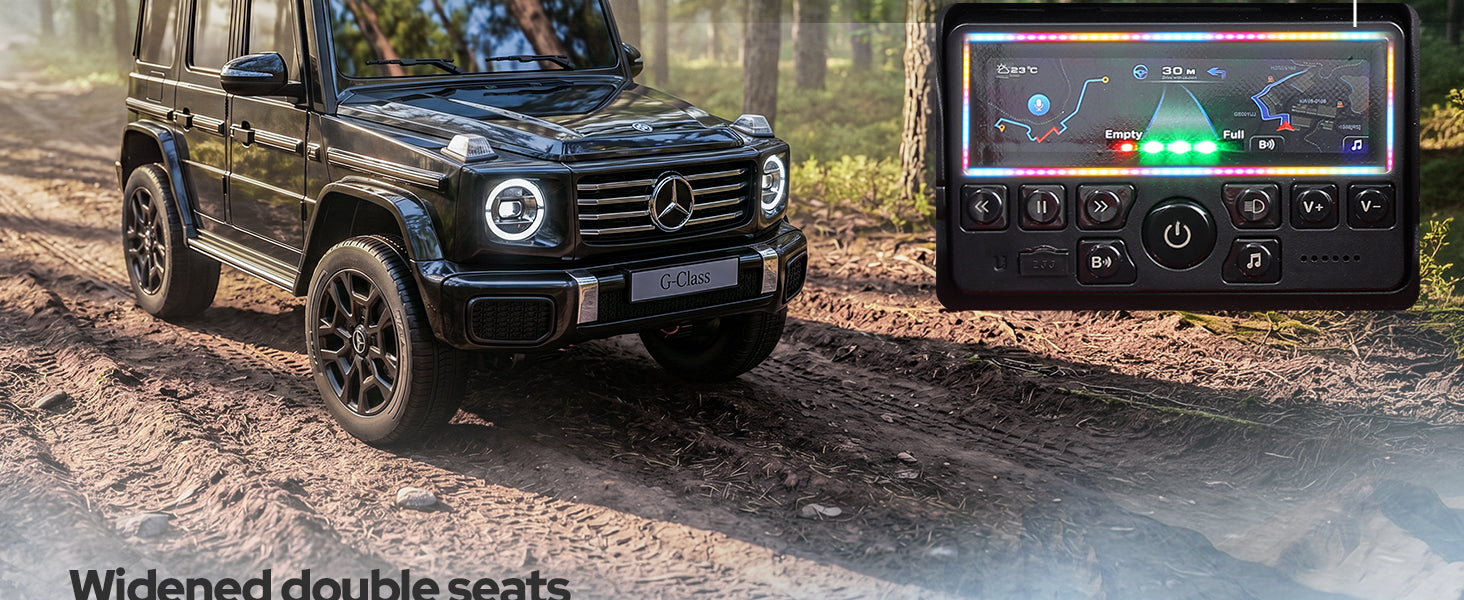 ELEMARA G500 illuminated dashboard and double seats